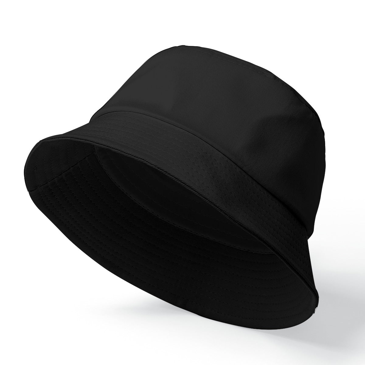 Double-Side Printing Bucket Hat-Black
