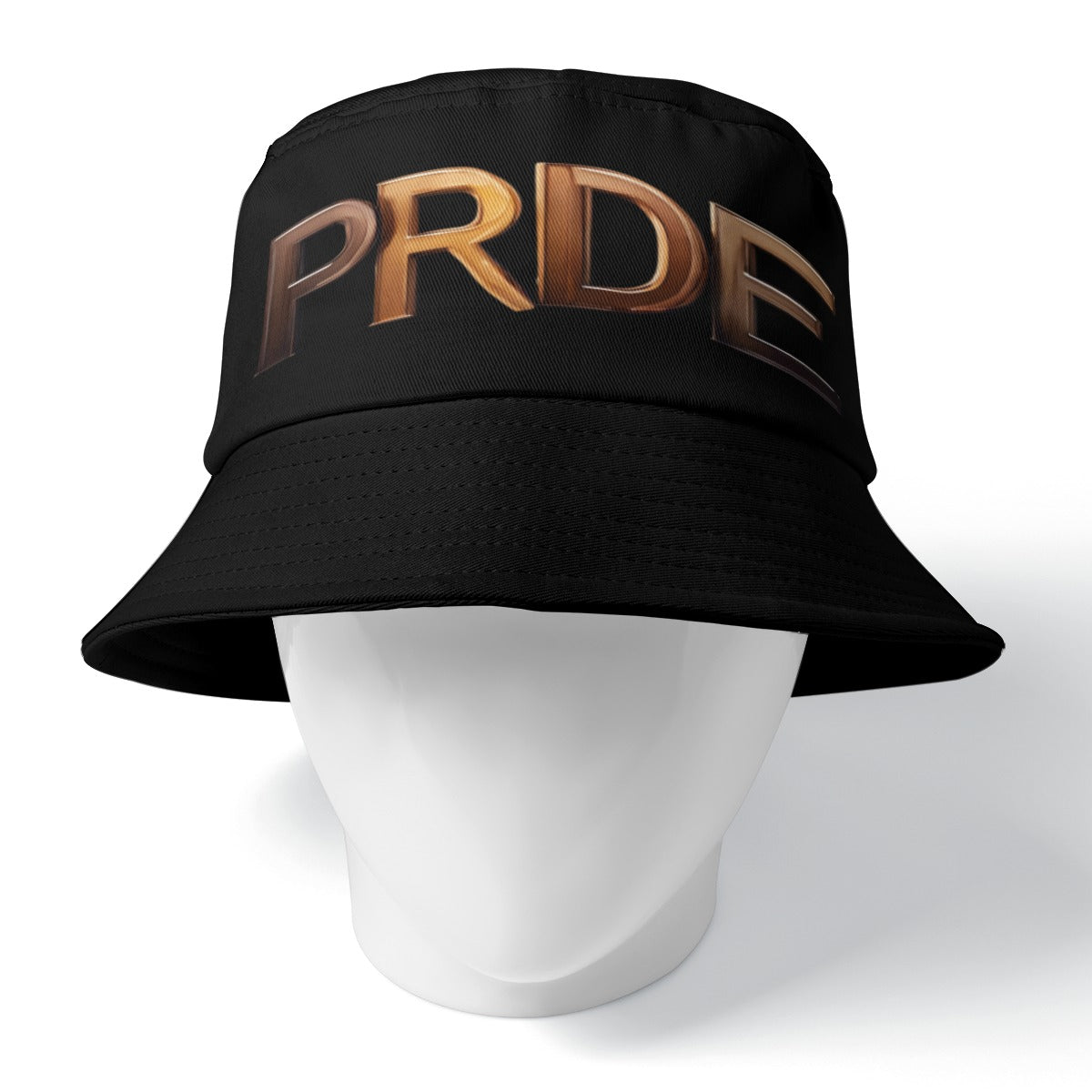 Double-Side Printing Bucket Hat-Black